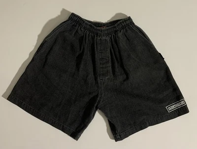 Pantalones Cortos Airwalk Vintage Años 90 Skate Surf Negro Denim Pequeño Y2K Retro Streetwear Foto 1 de 4