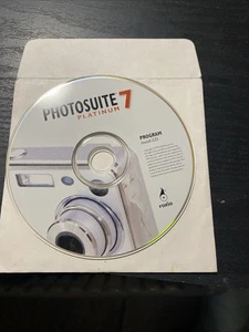 Roxio Photosuite 7 Platinum Vintage Software CD W Key - Picture 1 of 3
