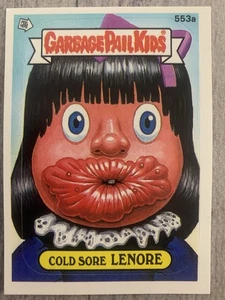 Garbage Pail Kids OS14 GPK 14th Series Cold Sore Lenore Card 553a - Picture 1 of 2