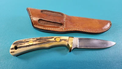 Cuchillo de caza Jimmy LILE ciervo + funda de cuero LILE TR691 Foto 1 de 4