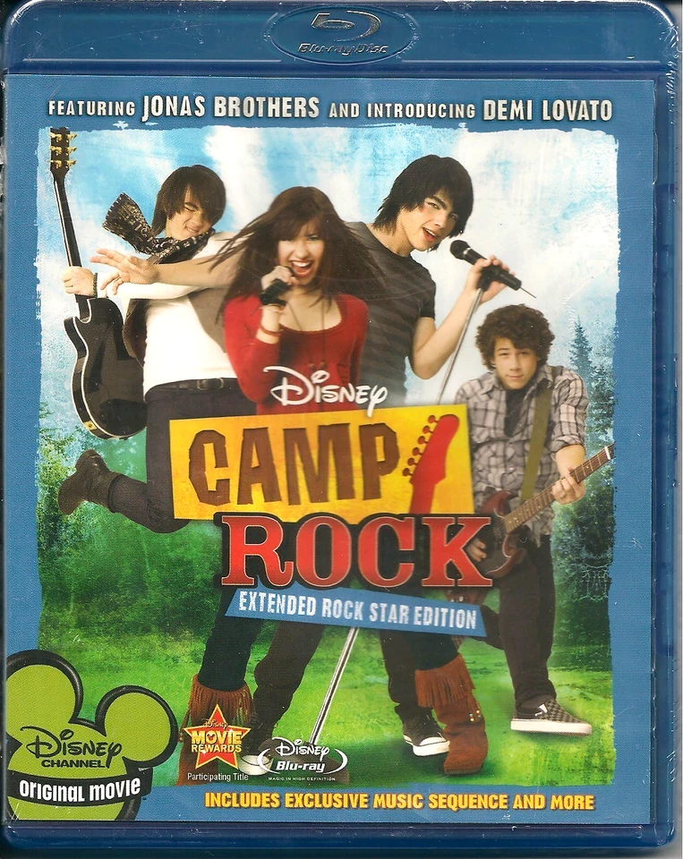 Camp Rock - Disney - Blu-ray - Extended Rock Star  Edition - New and Sealed Foto 1 de 2
