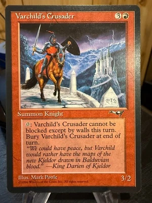 MTG Magic the Gathering Alliances Varchild's Crusader - Image 1 of 2