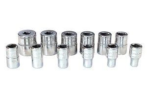Snap On Tools 112TMMY 12 Piece 1/4" Drive Metric 6 Point Shallow Socket Set MINT - Picture 1 of 9