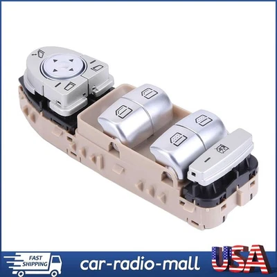 New Front Left Plastic Power Window Switch For Mercedes-Benz E200 Etc. 2017 US - Image 1 of 4