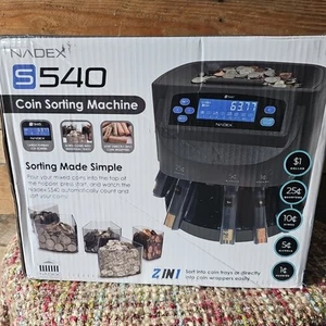 Nadex S540 Pro | Münzzähler, Sortierer und Wrapper | Sortiert bis zu 300 Münzen/min - Bild 1 von 7