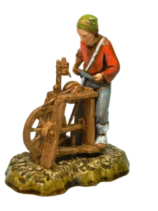 Szene Arrotino Landi Moranduzzo Cm 10 - Gruppe Schäfer Krippe - Bild 1 von 3