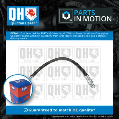 Brake Hose fits VOLVO 780 2.9 Front 86 to 87 With ABS B280E Hydraulic QH 1329611 - Image 1 of 4