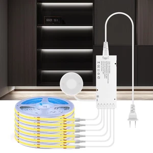 Cabinet Light 12V COB LED Strip Lights, 6-in-1 Penetrable Touch Dimming, Suit... - Picture 1 of 6