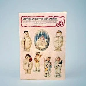 Victoriano Invierno Adornos Galería Gráficos Vintage Troquelados Paquete Sellado NUEVO - Imagen 1 de 11