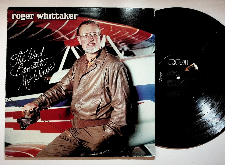 Roger Whittaker - The Wind Beneath My Wings LP Record 1982 RCA Folk 33RPM Foto 1 de 2