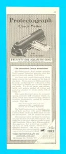 1917 WWI The Great War OFFICE Equipment check writer PROTECTOGRAPH business - Picture 1 of 3