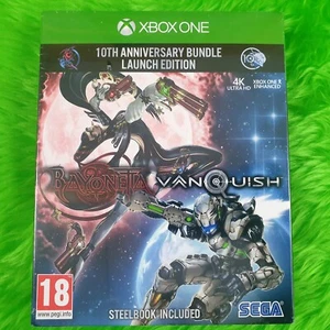 Xbox One BAYONETTA & VANQUISH 10 Aniversario Lanzamiento Steelbook Edición *NUEVO* - Imagen 1 de 4