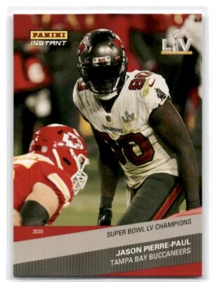 2020 Super Bowl LV Champions Jason Pierre-Paul Tampa Bay Buccaneers #19 - Image 1 of 2