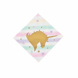 Sparkle Unicorn Beverage Napkins, Party Supplies, 16 Pieces - Picture 1 of 1