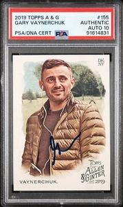 GARY VAYNERCHUK VEE Signed Auto 2019 Topps Allen Ginter Card 155 PSA/DNA Auto 10 - Picture 1 of 2