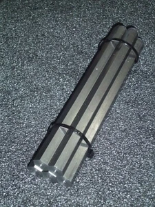 0.562" Hex, or 17mm Hex Mild Steel Bar ends EN1A Leaded x 5 - Picture 1 of 3