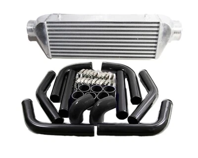 FMIC 27"x9"x4" 3" Inlet/Outlet Tube and Fin INTERCOOLER+ PIPING+ Silicone COMBO - Изображение 1 из 4