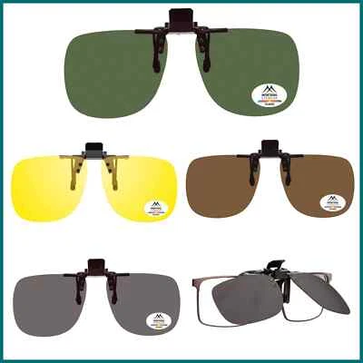 Clip on da sole polarizzati Clip-on per occhiali da vista montana ribaltabile - Immagine 1 di 4