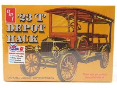 Ford T Depot Hack Modello 1923 Modellino Auto Kit Costruzione Plastica 1:25 AMT - Immagine 1 di 4