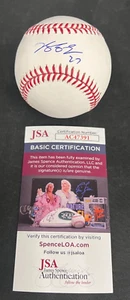 Jung-Ho Kang Signed Baseball JSA Certified KBO/MLB #27 Pittsburgh Pirates w/COA! - Picture 1 of 9