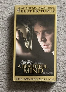 A Beautiful Mind VHS Movie Brand New Factory Sealed Nice Rare Find 🎬🎟️🍿🎬🍿 - Picture 1 of 2