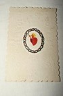 CANIVET IMAGE PIEUSE RELIEF SCAPULAIRE SACRE COEUR EPEE V248