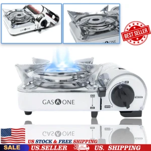 GS-800 Emergency Gear Camping Mini Butane Portable Gas Stove with Carrying, USA - Picture 1 of 9