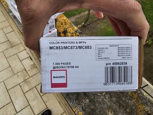 Oki Mc853 Mc873 Toner 7300 Pagine Magenta 45862838 - Foto 1 di 3