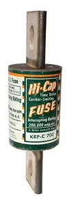 Bussmann Hi-Cap KRP-C-700 Fuse 700A 600V 200KA Time Delay KRPC700 - Picture 1 of 3