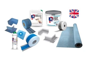WET ROOM SYSTEM WATERPROOFING TANKING KIT - Multi Choice SHOWER BATHROOM SEALING - Picture 1 of 62