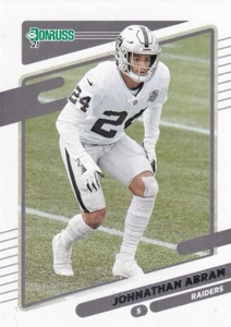 2021 Donruss #89 Johnathan Abram Las Vegas Raiders Football - Bild 1 von 2