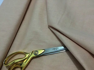 Tessuto Lenzuolo Pesca Pallida Doppia Larghezza 72"-180 cm 100% Cotone Materiale *NUOVO* - Foto 1 di 6