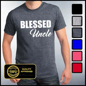 BLESSED UNCLE SHIRT, Best Uncle Ever Tee, Gifts For Uncle - Picture 1 of 2