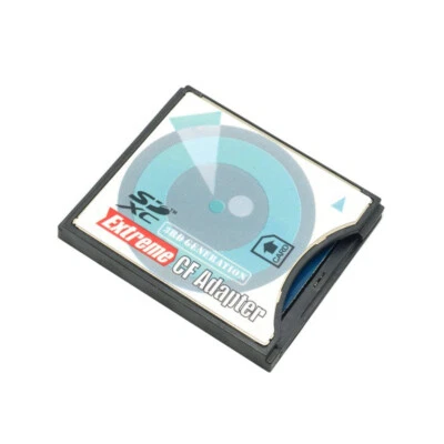 Adaptador de tarjeta SD SDHC SDXC a CompactFlash CF Compact Flash hasta 64 GB tipo II - Imagen 1 de 4