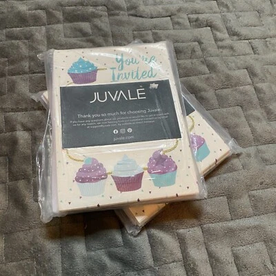 Лот из 2 - Juvale кекс пригласительные открытки - 24 заполнения приглашения с конвертами f - Изображение 1 из 3