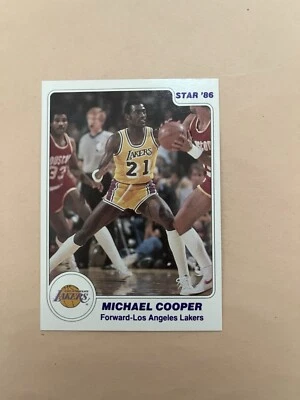 1985-86 Star #27 Los Angeles Lakers Michael Cooper NRMT Condition. - Image 1 of 3