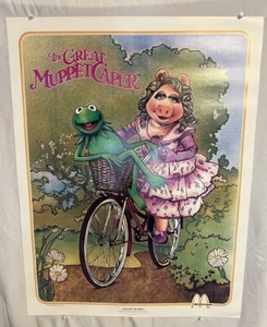 Póster vintage de la película The Great Muppet Caper McDonald’s 1981 Kermit Miss Piggy - Imagen 1 de 5