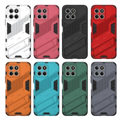 Funda protectora de pantalla para HONOR X6 X6S híbrida a prueba de golpes con soporte trasero Foto 1 de 4