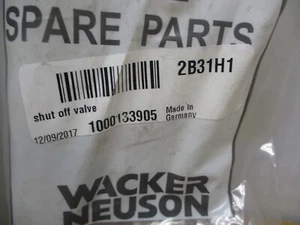 1000133905 Wacker Neuson Absperrventil - Bild 1 von 2
