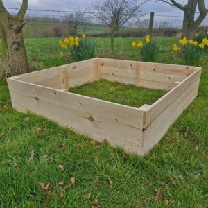 Raised Bed Planter - Square- ECO FRIENDLY Vegetable Garden Bed Herbs Flower - Picture 1 of 5