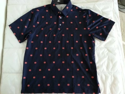 $80 Under Armour Auburn Tigers Golf Shirt Mens L NWT - Image 1 of 4