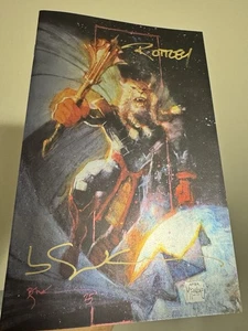 DOUBLE SIGNED BILL SIENKIEWICZ & RYAN OTTLEY BATTLE BEAST #1 FOIL 2025 SDCC - Picture 1 of 1