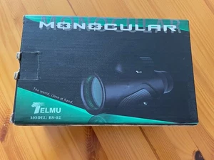TELMU 12X50 HD Monocular Telescope BAK4 Prism - Picture 1 of 5