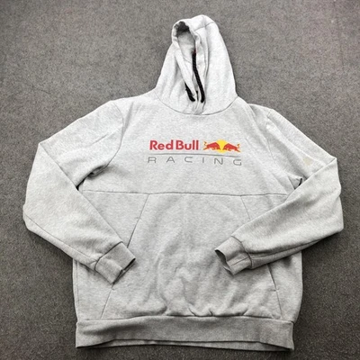 Red Bull Racing Hoodie Mens Medium Gray Pullover F1 Formula 1 Sweatshirt - Image 1 of 4