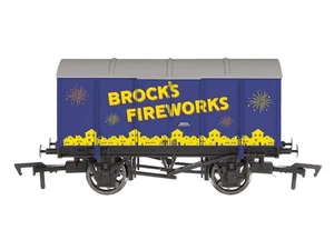 Dapol 00 Gauge Freight Wagon Brocks Fireworks Gunpowder Van New Boxed 4F-013-181 - Picture 1 of 2