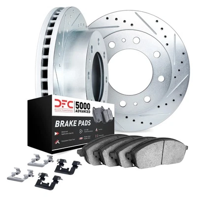 For Dodge W250 81-93 DFC PRO-KIT 5000+ Drilled & Slotted Front Brake Kit Foto 1 de 2