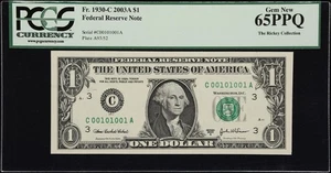 00101001 - TRUE BINARY - PCGS 65  RICKEY COLLECTION SERIES - DECIMAL #041 - RCTB - Picture 1 of 2