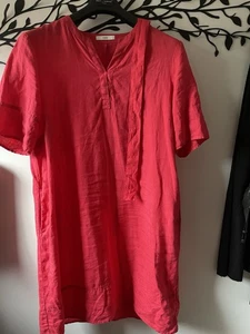 Bonita Leinenkleid, nur einmal gewaschen,BW 62, Länge 103 cm - Bild 1 von 2