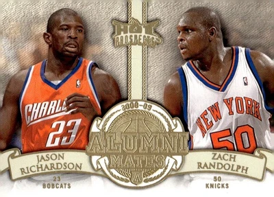 2008-09 Fleer Hot Prospects #AM-11 Jason Richardson/Zach Randolph Alumni Mates Foto 1 de 2