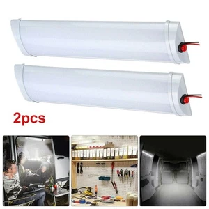 LED Lights Bar 12V 2PC 7W Providing Up To 1500lm Of Clean And Soft Light Flux - Picture 1 of 8